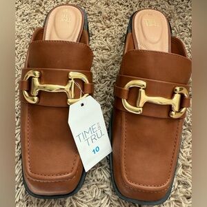 Time and Tru Women's Loafer Mules Size: 10